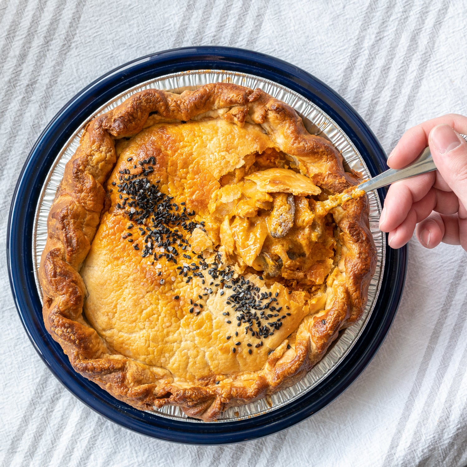 9" Thai Chicken Curry Pot Pie Pots & Pans Pie Co.