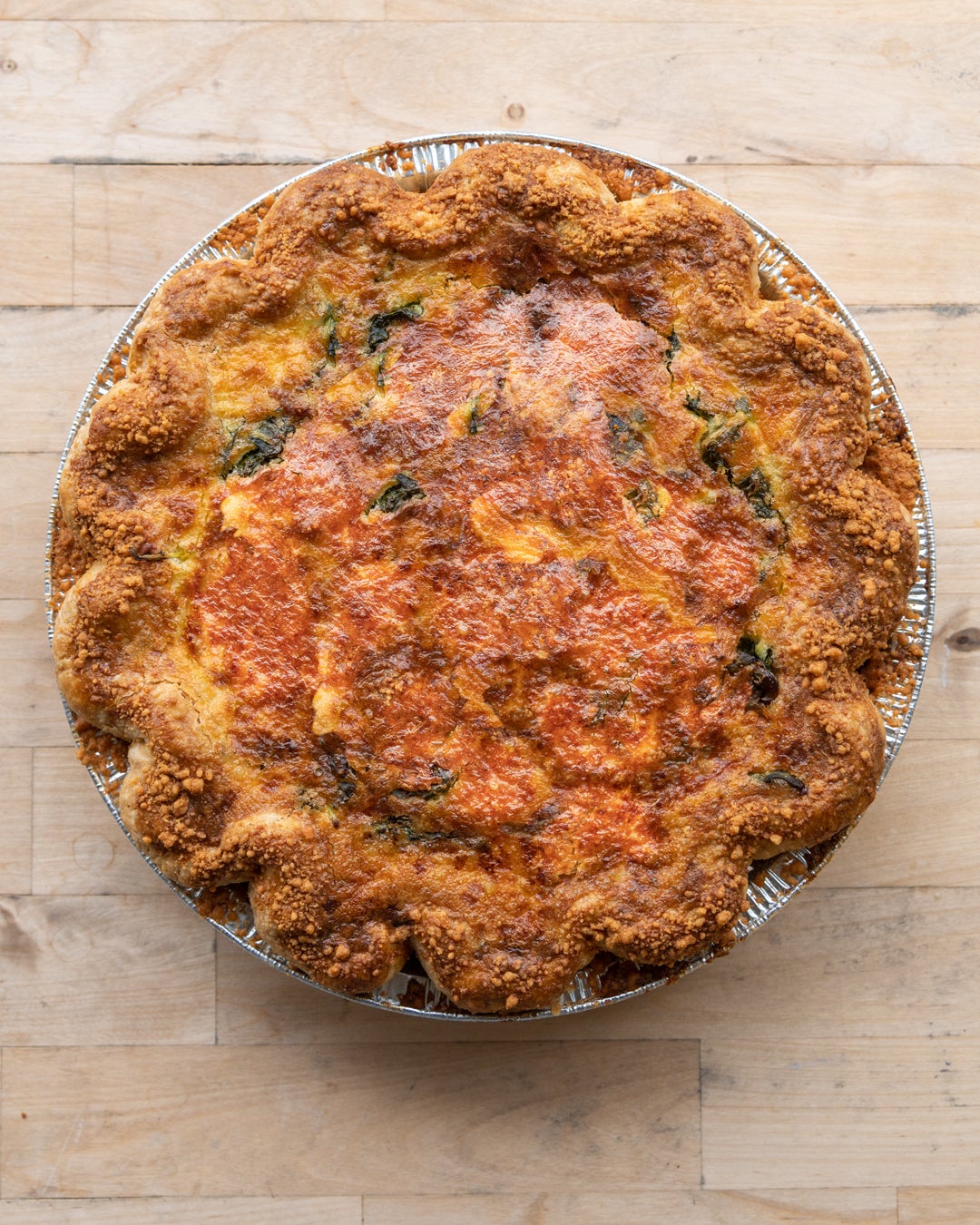 Sausage, Potato, & Kale Quiche Pots & Pans Pie Co.